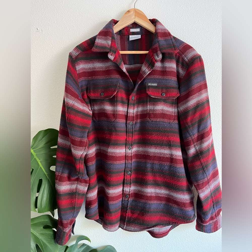 Columbia Plaid Shirt Jacket